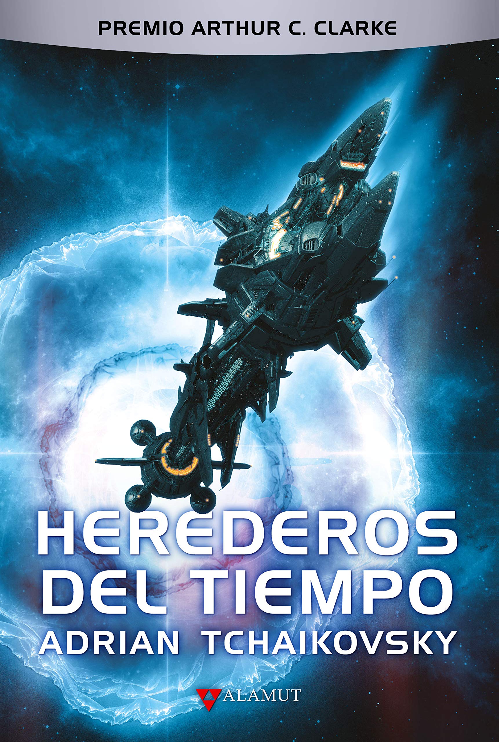 Portada de Herederos del Tiempo, de Adrian Tchaikovsky